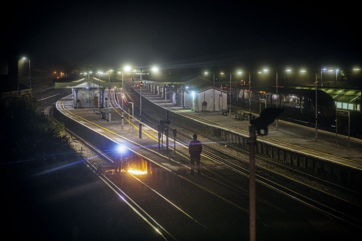 on the night shift