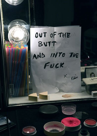 out of the butt and into the fuck