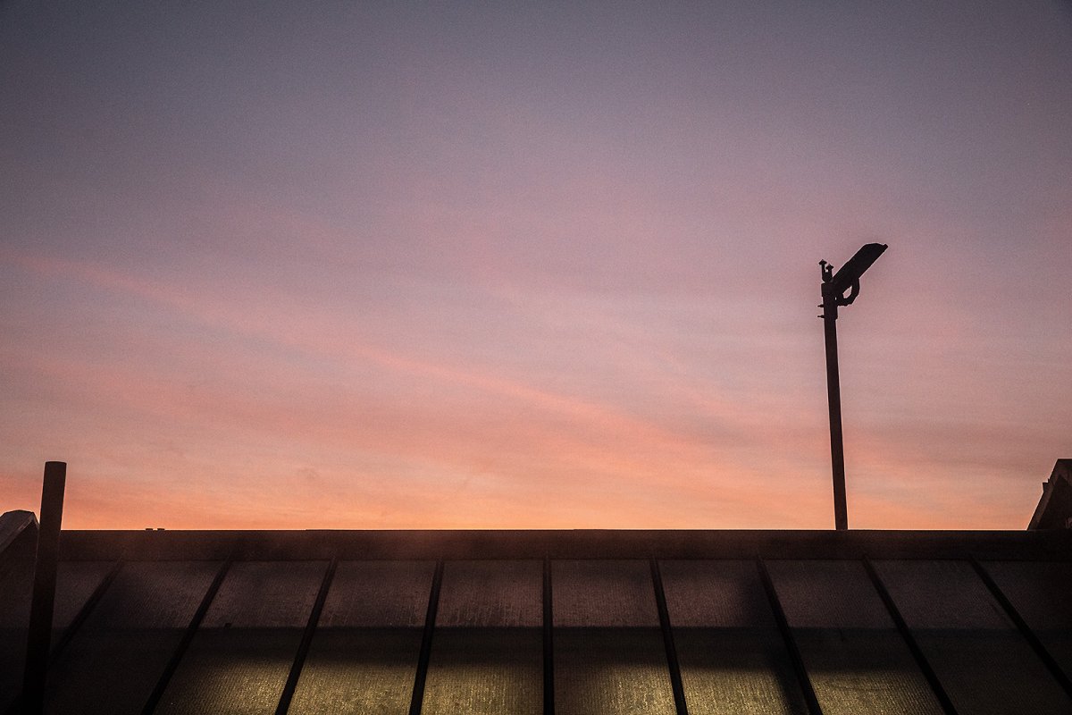 red sky in the morning