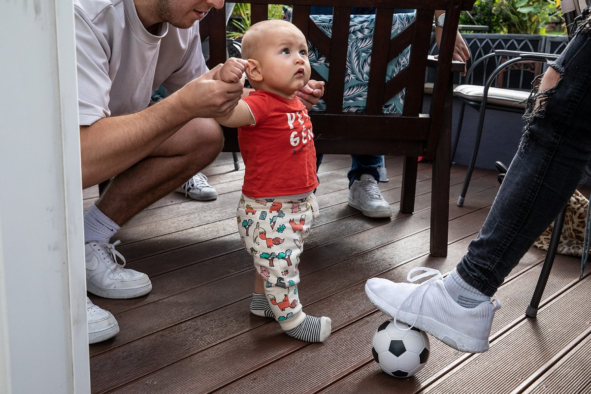 never too young for football training