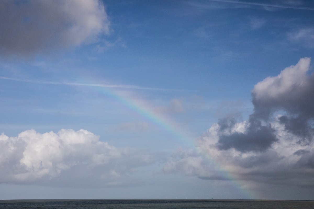 up above the streets and houses