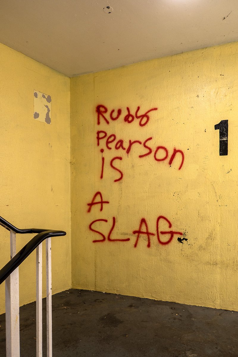 some old skool graffiti in ashford