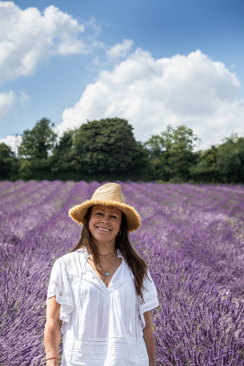 lady Lucy in the lavender fields