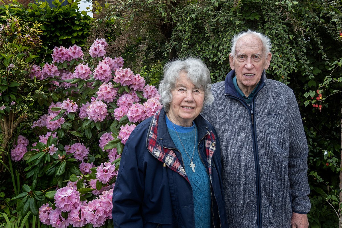 mum, dad and azaleas