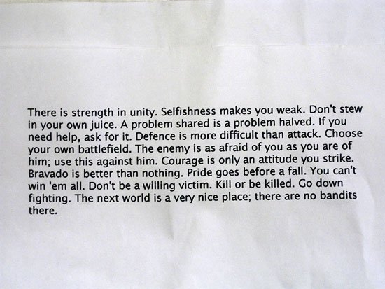 dont be a willing victim
