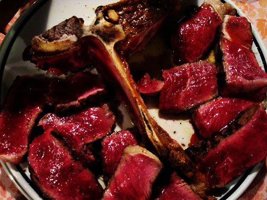 beef fiorentina (the real T bone)