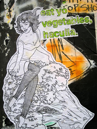 eat your vegetables, haculla