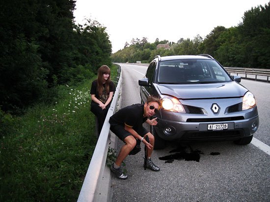 la voiture est morte