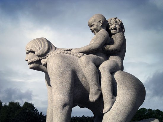taking mummy for a ride