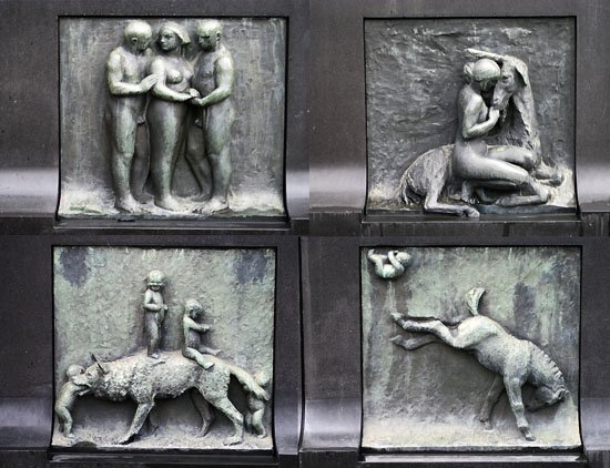 details on the fountain