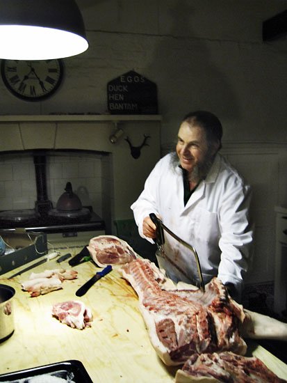 phil the butcher at work...