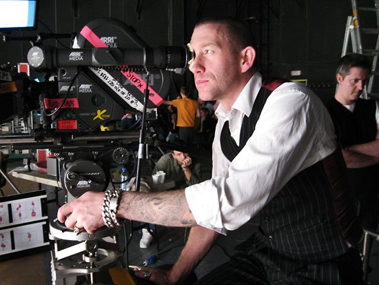 director (posing) at work