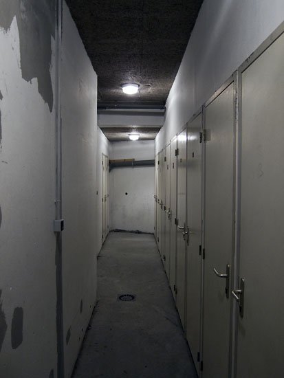 the scary ski locker room in the basement