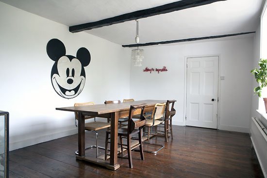 a dining room