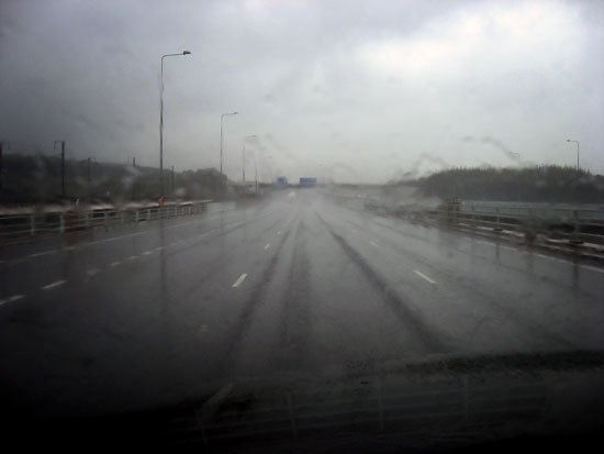 a rainy day wasted.