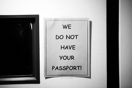 we do not have your passport