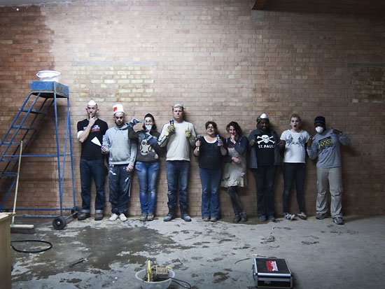 the bowbunker work party MASSIV day...ur...