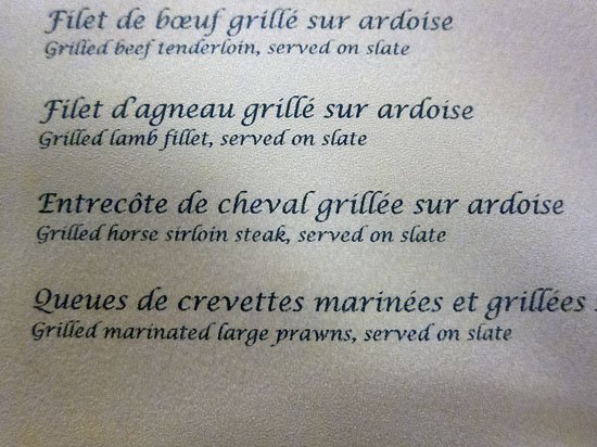 i have eaten horse before...