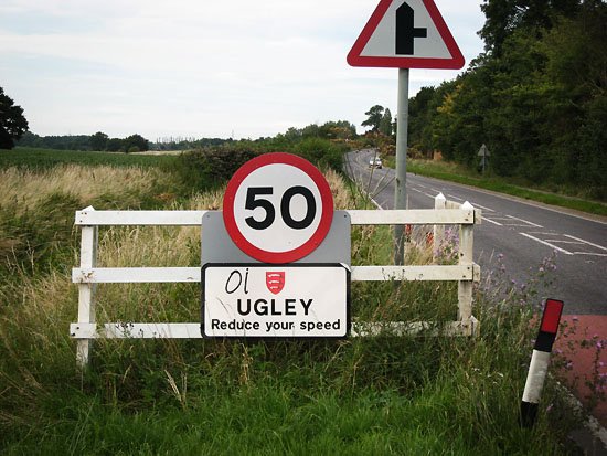 oi ugly, reduce your speed