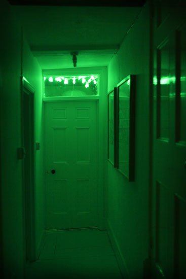 the green room...